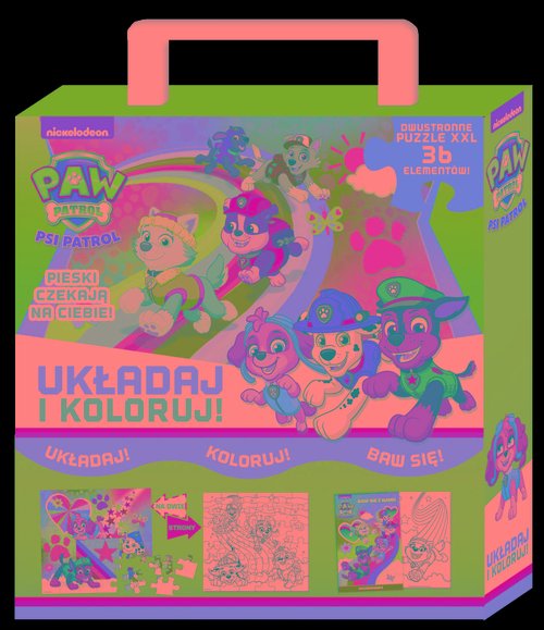 Image of Psi Patrol Układaj i koloruj