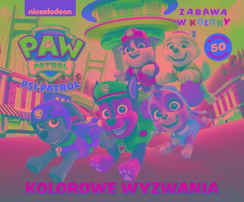 Image of Psi Patrol Zabawa w kolory Kolorowe wyzwania