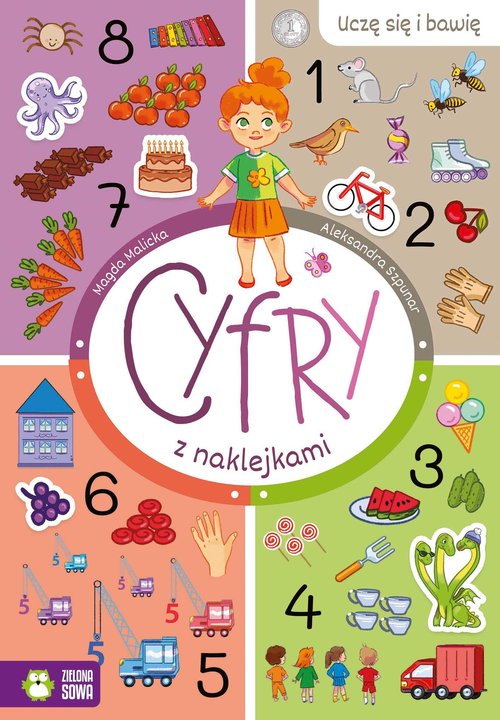 Image of Uczę się i bawię Cyfry z naklejkami