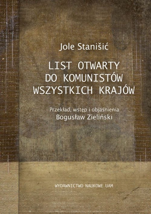 Image of List otwarty do komunistów wszystkich krajów