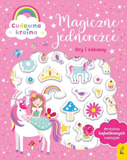 Image of Wypukłe naklejki Magiczne jednorożce