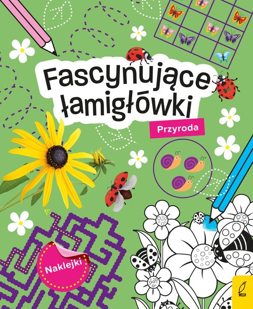 Image of Fascynujące łamigłówki z naklejkami Przyroda