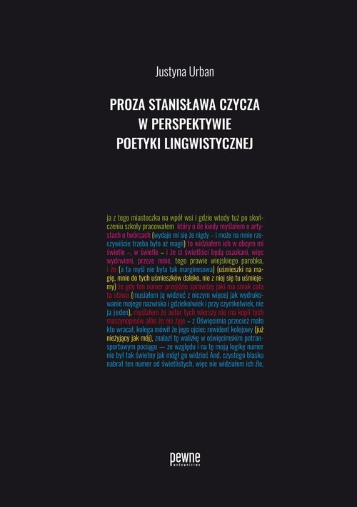 Image of Proza Stanisława Czycza w perspektywie poetyki lingwistycznej