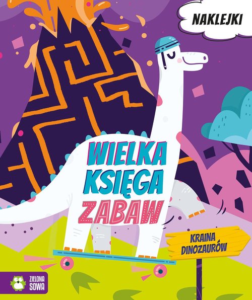 Image of Wielka księga zabaw Kraina dinozaurów