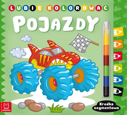 Image of Lubię kolorować Pojazdy Kredka segmentowa