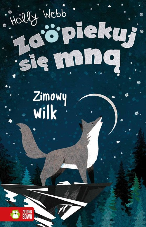 Image of Zaopiekuj się mną.Zimowy wilk