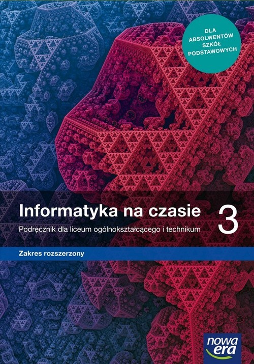 Image of Informatyka na czasie 3 Podręcznik Zakres rozszerzony Szkoła ponadpodstawowa