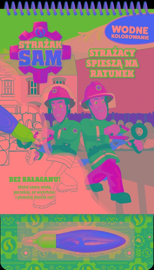 Image of Strażak Sam Wodne kolorowanie Strażacy spieszą na ratunek