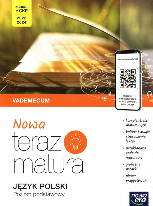 Image of Nowa teraz matura Język polski Vademecum Zakres podstawowy