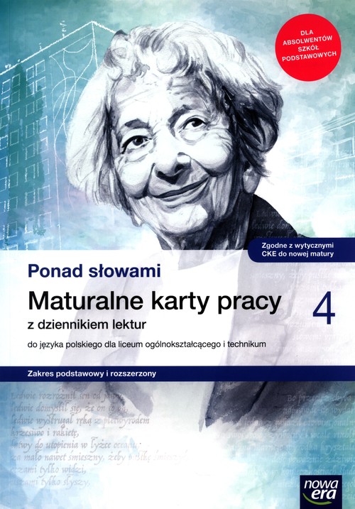 Image of Ponad słowami 4 Maturalne karty pracy Zakres podstawy i rozszerzony Szkoła ponadpodstawowa