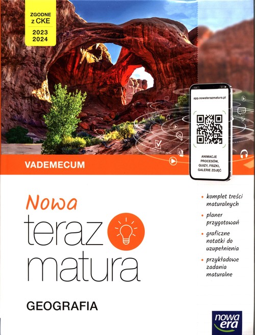 Image of Nowa Teraz Matura 2023 Geografia Vademecum Szkoła ponadpodstawowa