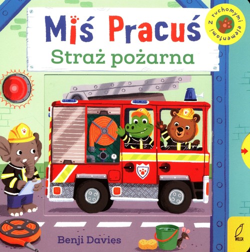 Image of Miś Pracuś Straż pożarna z ruchomymi elementami