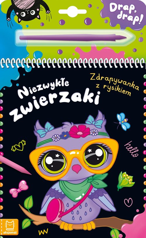 Image of Niezwykłe zwierzaki Zdrapywanka z rysikiem