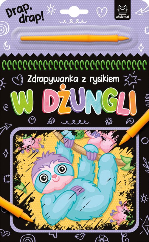 Image of W dżungli Zdrapywanka z rysikiem