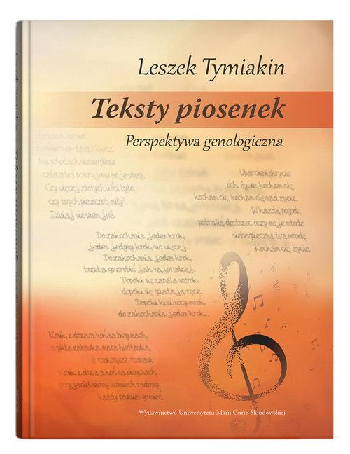 Image of Teksty piosenek Perspektywa genologiczna