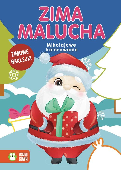 Image of Zima malucha Mikołajowe kolorowanie