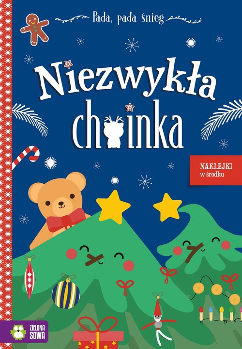 Image of Pada pada śnieg Niezwykła choinka