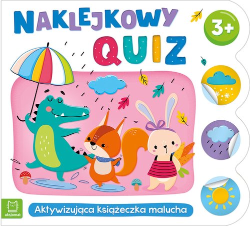 Image of Naklejkowy quiz 3+ Aktywizująca książeczka malucha