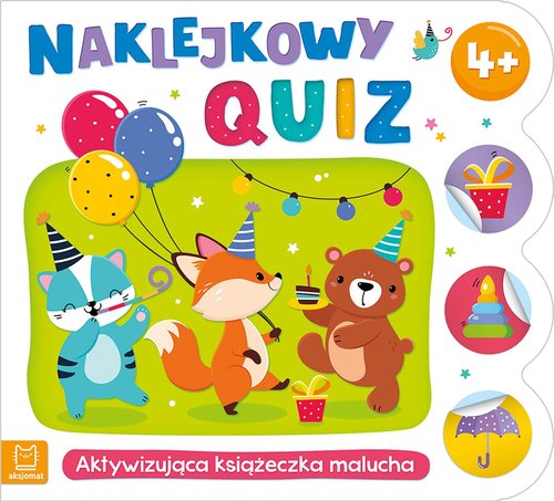 Image of Naklejkowy quiz 4+ Aktywizująca książeczka malucha