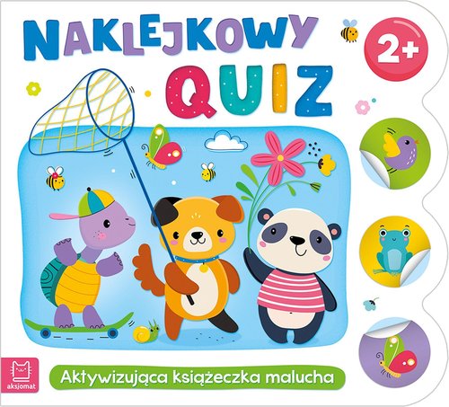 Image of Naklejkowy quiz 2+ Aktywizująca książeczka malucha