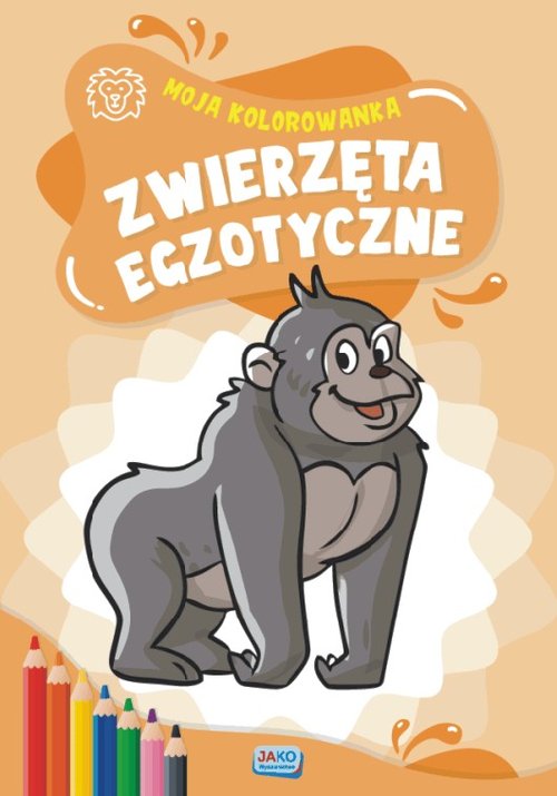 Image of Zwierzęta egzotyczne kolorowanka 2 sztuki