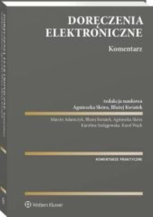 Image of Doręczenia elektroniczne Komentarz