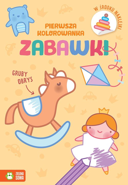 Image of Pierwsza kolorowanka Gruby obrys Zabawki