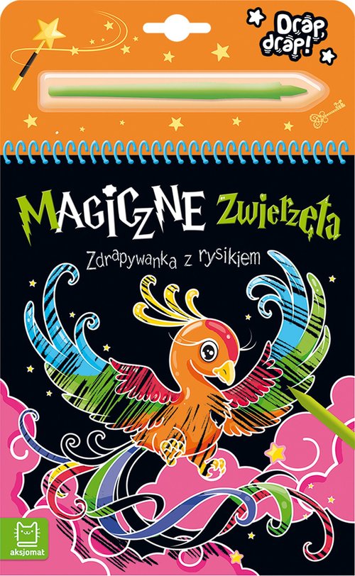 Image of Magiczne zwierzęta Zdrapywanka z rysikiem