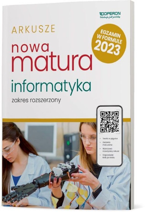 Image of Nowa Matura 2023 Informatyka Arkusze maturalne Zakres rozszerzony Szkoła ponadpodstawowa