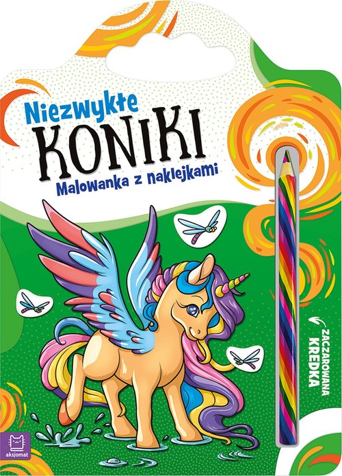 Image of Niezwykłe koniki Malowanka z naklejkami Zaczarowana kredka