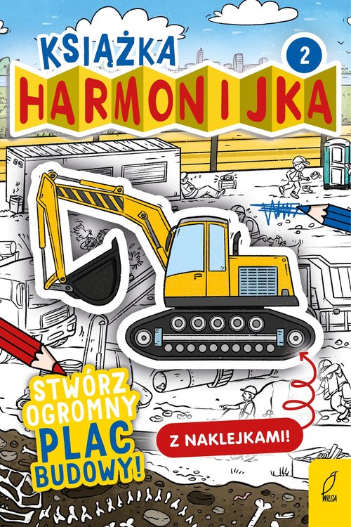Image of Książka harmonijka Stwórz ogromny plac budowy z naklejkami Część 2