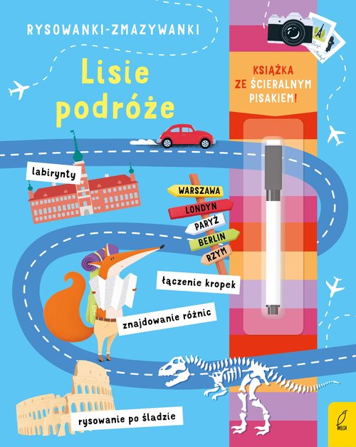 Image of Rysowanki-zmazywanki. Lisie podróże (ze ścieralnym flamastrem)