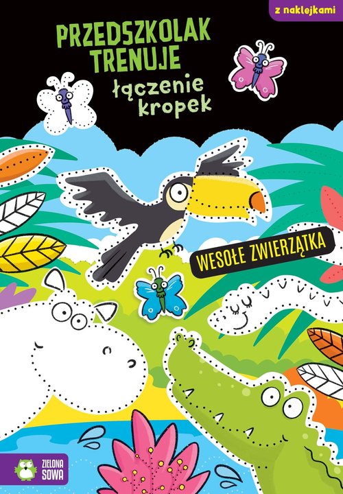 Image of Przedszkolak trenuje łączenie kropek Wesołe zwierzątka