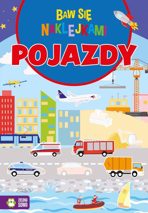 Image of Baw się naklejkami Pojazdy