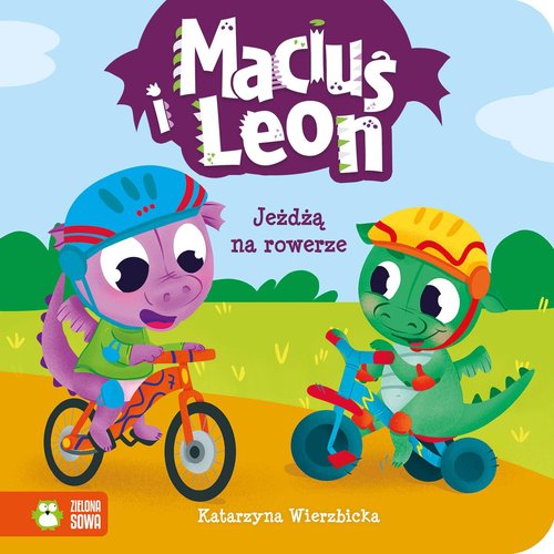 Image of Maciuś i Leon jeżdżą na rowerze