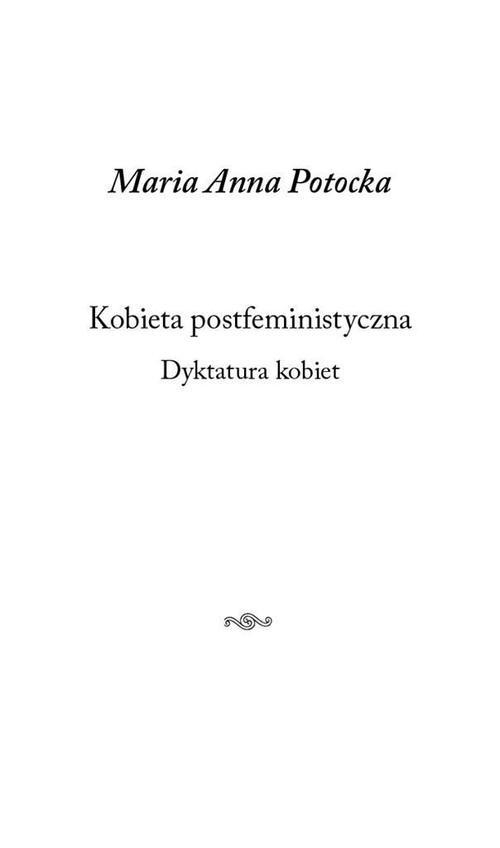 Image of Kobieta postfeministyczna Dyktatura kobiet