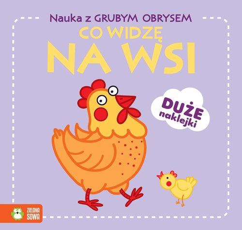 Image of Nauka z grubym obrysem Co widzę na wsi