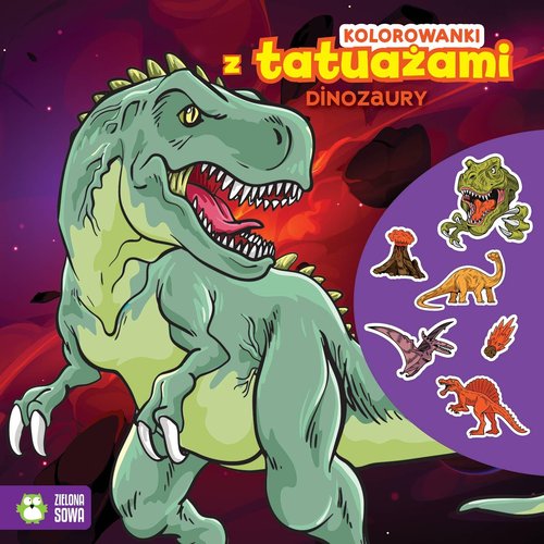 Image of Kolorowanki z tatuażami Dinozaury