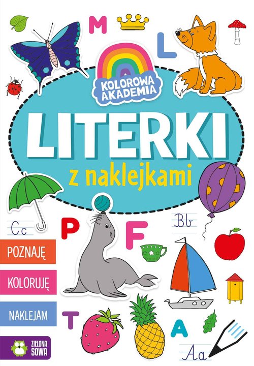 Image of Kolorowa Akademia Literki z naklejkami