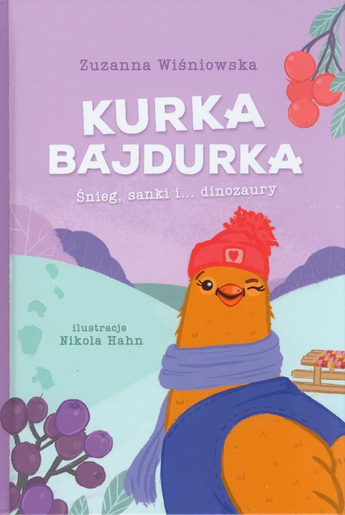 Image of Kurka Bajdurka Śnieg sanki i dinozaury