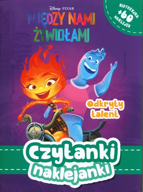 Image of Między nami żywiołami Odkryty talent Czytanki naklejanki