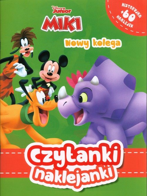 Image of Disney Junior Miki Nowy kolega Czytanki naklejanki