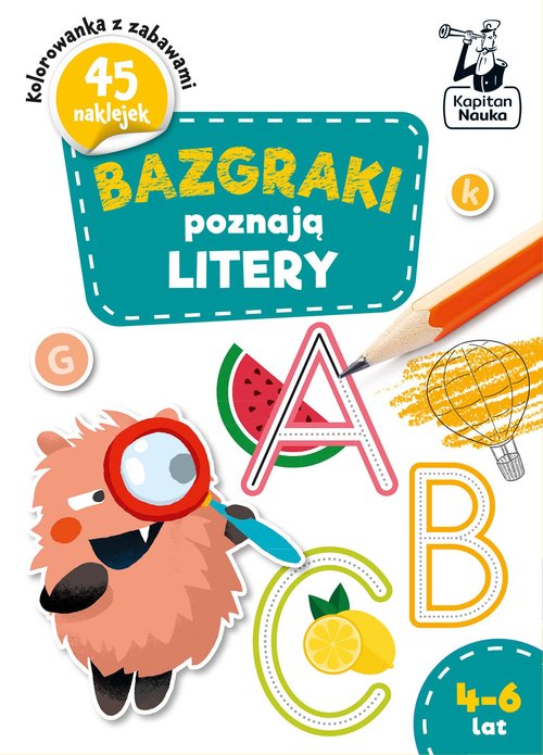 Image of Bazgraki poznają Litery 4-6 lat