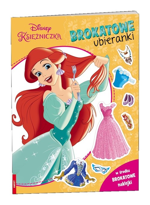 Image of Disney Księżniczka Brokatowe ubieranki