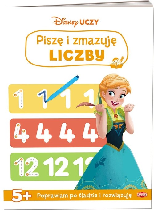 Image of Disney uczy Kraina Lodu Piszę i zmazuję Liczby