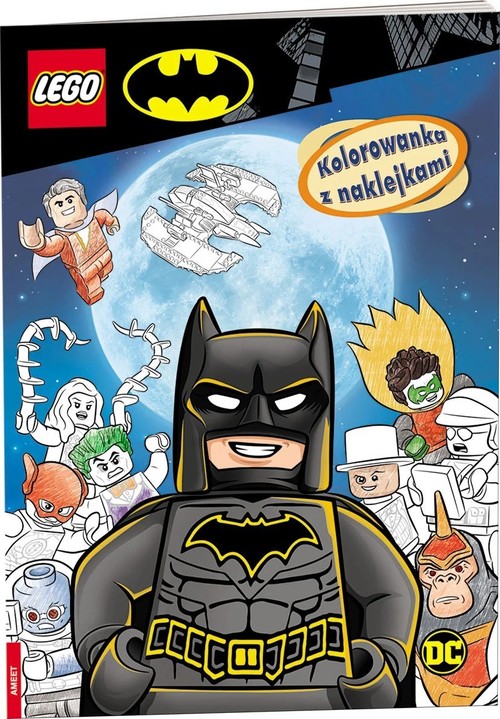 Image of Lego Batman Kolorowanka z naklejkami