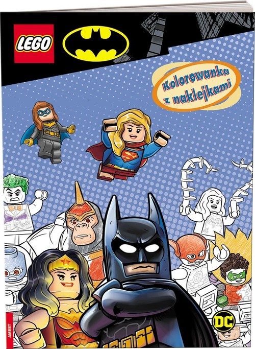 Image of Lego Dc Comics Kolorowanka z naklejkami