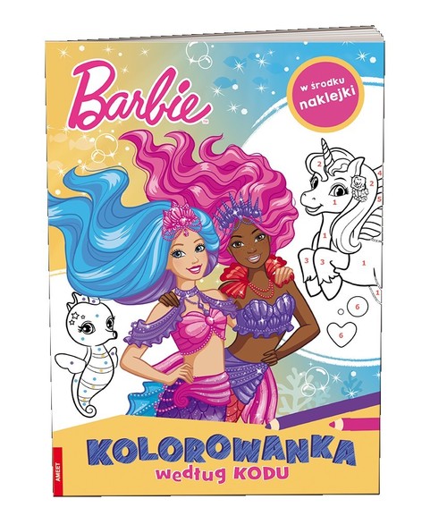 Image of Barbie Dreamtopia Kolorowanka według kodu