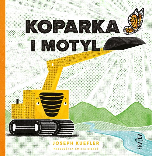 Image of Koparka i motyl