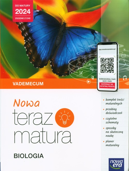 Image of Nowa Teraz Matura Biologia Vademecum Do matury 2024 Liceum Technikum